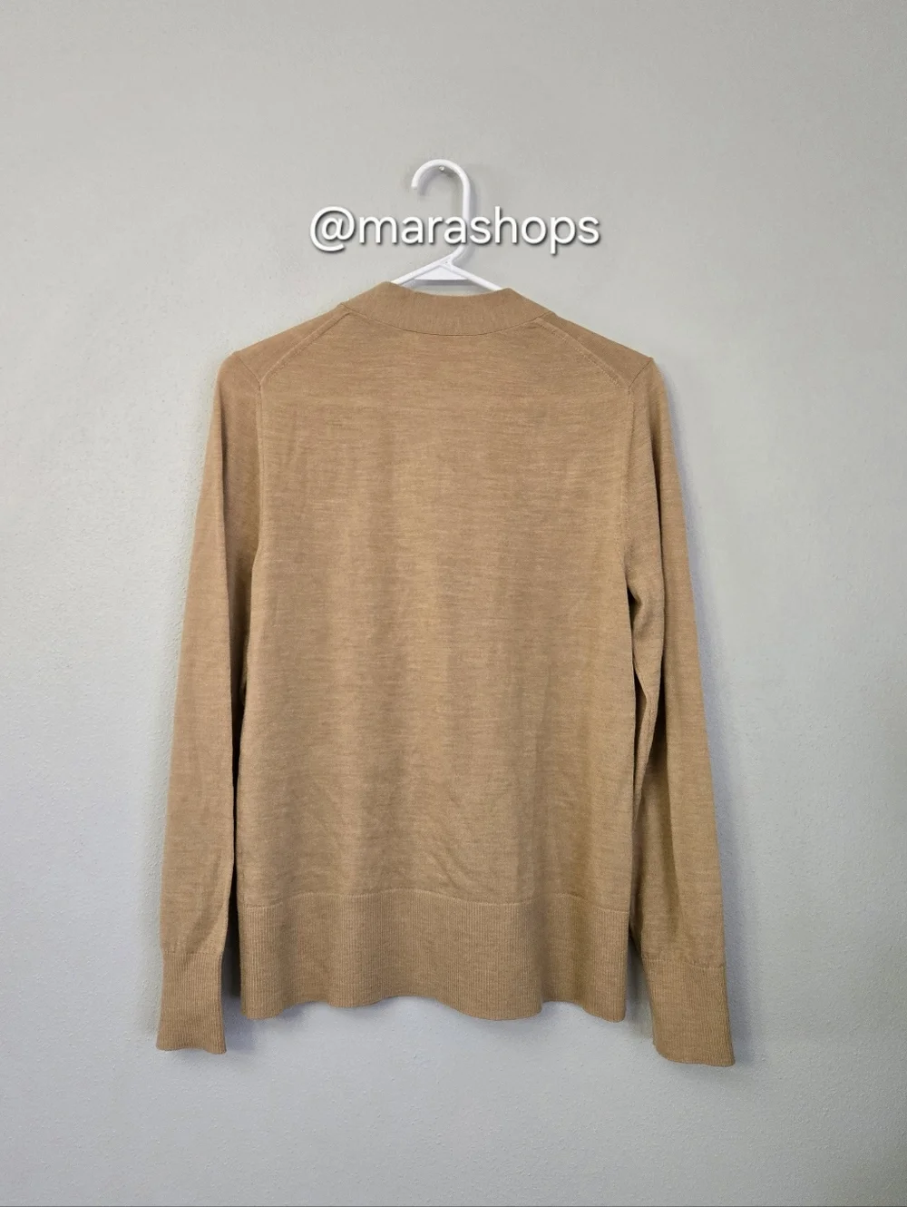 Tory Burch Simone Camel Cardigan